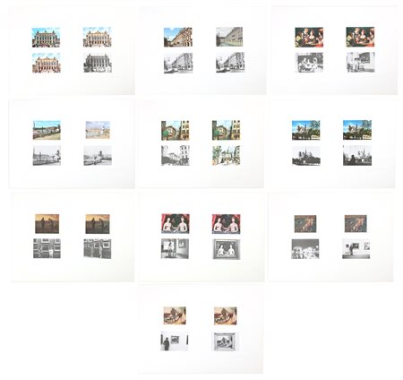 GRAVIER NICOLE (n. 1948) Cartella composta da n.10 fogli. 1973. Litografia....