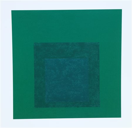 ALBERS JOSEF (1888 - 1976) Omaggio al quadrato. Fotolitografia. Cm 30,00 x...