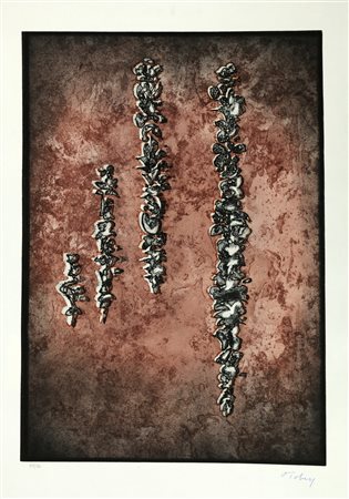 TOBEY MARK (1890 - 1976) Senza titolo. Acquaforte. Cm 55,00 x 76,00. 69/96....