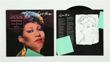 WARHOL ANDY (1928 - 1987) Aretha Franklin - Aretha. Vinile. Cm 32,00 x 32,00....