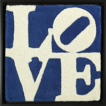 INDIANA ROBERT (n. 1928) 04 - LOVE. Tappeto. Cm 39,00 x 39,00. N.225. Al...