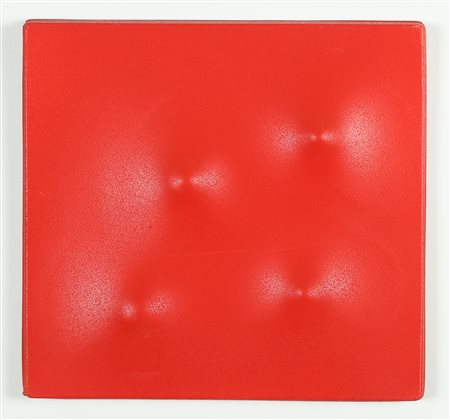 BRESCIANINI ANGELO (n. 1948) Quattro spari. Plastica. Cm 24,00 x 22,50....