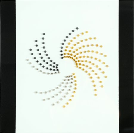 MELI ALEX (n. 1984) AM_59/18. 2018. Tecnica mista e applicazioni su tela. Cm...