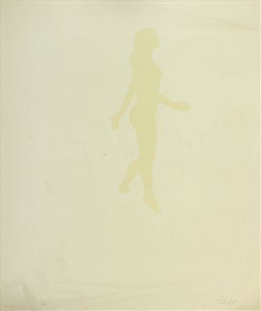 CEROLI MARIO (n. 1938) Senza titolo. Calcografia. Cm 50,00 x 70,00. P.a....