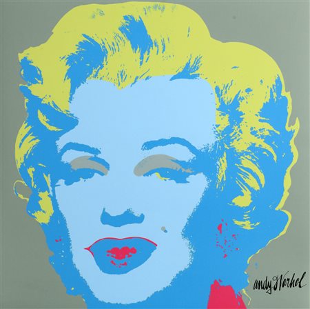 WARHOL ANDY (1928 - 1987) Marilyn Monroe. Serigrafia. Cm 60,00 x 60,00....