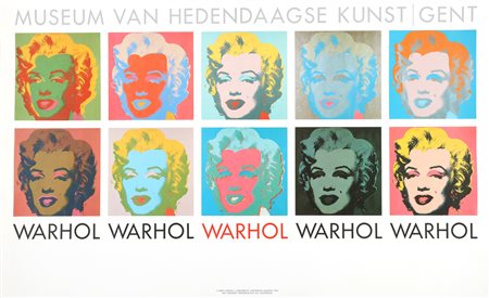 WARHOL ANDY (1928 - 1987) Warhol Warhol Warhol Warhol Warhol. Poster. Cm...