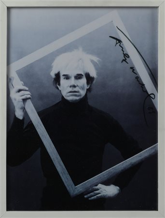 WARHOL ANDY (1928 - 1987) Senza titolo. 1985. Fotografia su pvc. Cm 30,00 x...