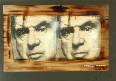 PSAIER PIETRO (1939 - 2004) Bacon 2 after Dan Parsons. Serigrafia su legno.....