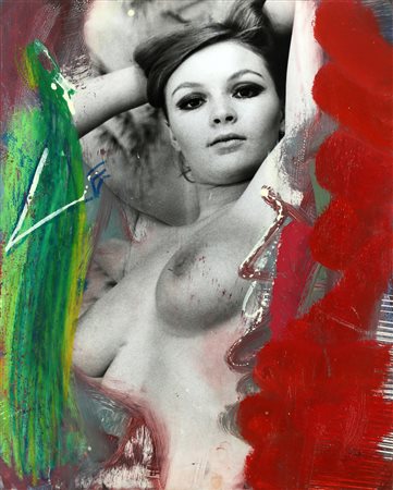 CINGOLANI MARCO (n. 1961) Comics. Tecnica mista su fotografia. Cm 21,00 x...