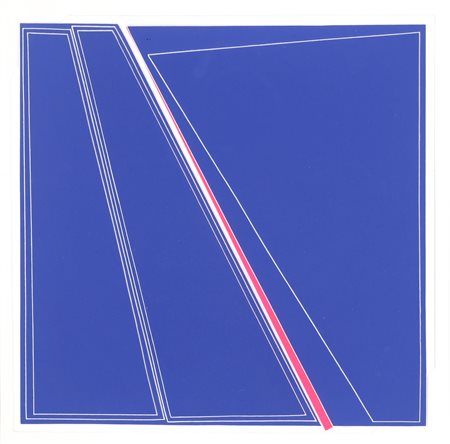 LUGGI GINO (n. 1935) TL-TR. 1995. Carta serigrafata. Cm 20,00 x 20,00. Al...