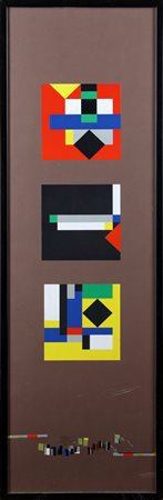 GEREVINI MARTINO Senza titolo. 1989. Collage su cartoncino. Cm 30,00 x...