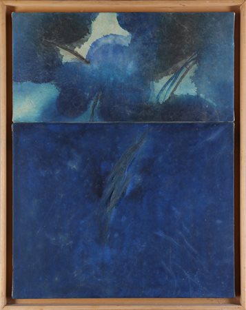 BENATI DAVIDE (n. 1949) Affiora. 1997. Tecnica mista su carta su tela. Cm...