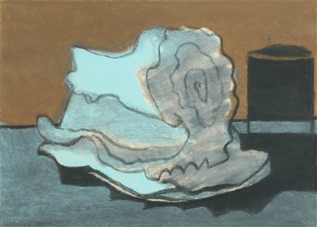 DELLA TORRE ENRICO (n. 1931) Senza titolo. Pastelli su cartoncino. Cm 40,00 x...