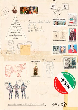 CAVELLINI GUGLIELMO ACHILLE (1914 - 1990) Operazione andata - ritorno n....