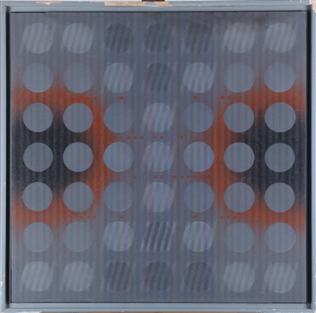 NANGERONI CARLO (n. 1922) Senza titolo. 1993. Olio su tela . Cm 61,00 x...