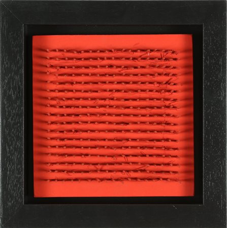 AUBERTIN BERNARD (1934 - 2015) Tableau Clous. 1970. Chiodi su tavola. Cm...