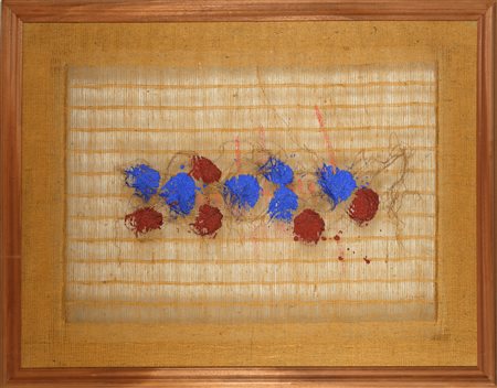 EMBLEMA SALVATORE (1929 - 2006) Senza titolo. 2004. Tecnica mista su tela di...