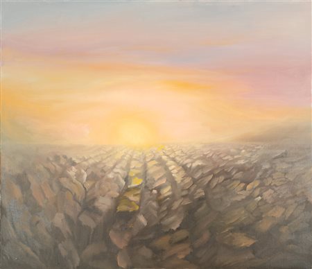 BARTOLINI UBALDO (n. 1944) Alba di Novembre. 2010. Olio su tela . Cm 70,00 x...