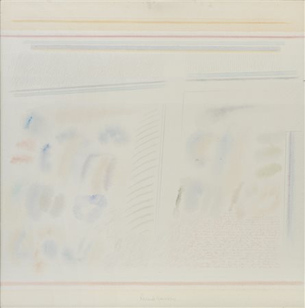 RICCARDO GUARNERI (1933) Coppia di colori 1999 Tecnica mista su tela 64 x 64...