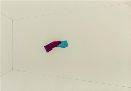 PINO PINELLI (1938) Carte incollate 1982 Tecnica mista e collage su carta 35...