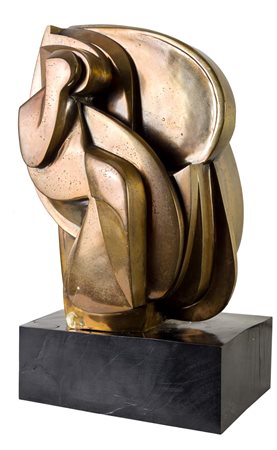 GUALTIERO MOCENNI (1935) Senza titolo Scultura in bronzo 42 x 29 x 18 cm 53 x...