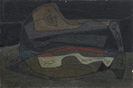 ANONIMOSenza Titolo, 1967Tecnica mista e sabbia su tavolacm 40x60Firma...
