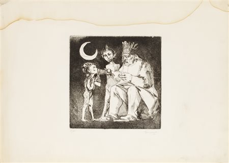 TRENTO LONGARETTI (1916-2017)Senza Titolo, 1972IncisioneLastra cm 28x28Foglio...