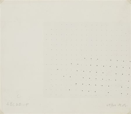 MARCO GASTINI (1938)A B C D E - FSerigrafiacm 23x27Firma, titolo e...