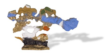 EDOARDO FRANCESCHINI (1928-2006)Senza TitoloScultura in bronzo dipintacm...