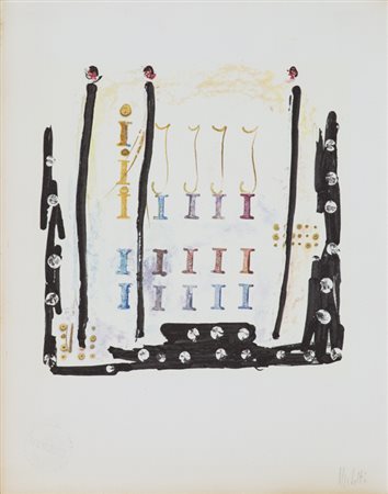 FAUSTO MELOTTI (1901-1986)l, 1972Fotolitografiacm 30x23,5Firma a matita al...