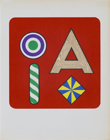 LUCIO DEL PEZZO (1933)A, 1971Fotolitografiacm 30x23,5Opera senza corniceNoteA...