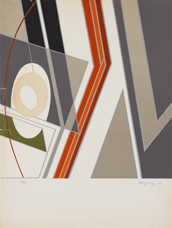 SILVANO BOZZOLINI (1911-1998)Senza Titolo, 1976Serigrafiacm 72x54Firma,...