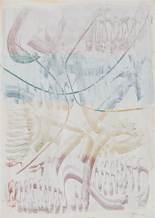 EDOARDO GIORDANO (1904-1974)Senza Titolo, 1962Tecnica mista su cartacm...