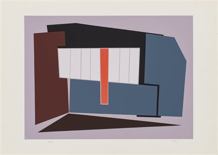 GUALTIERO NATIVI (1921-1999)Senza TitoloLitografiacm 50x70Firma e numerazione...