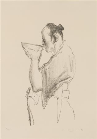 WAINER VACCARI (1949)Senza Titolo, 1992Litografiacm 50x35Firma, datazione e...