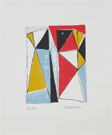 TREVOR COLEMAN (1936)Senza TitoloLitografiacm 40x30Firma e numerazione...