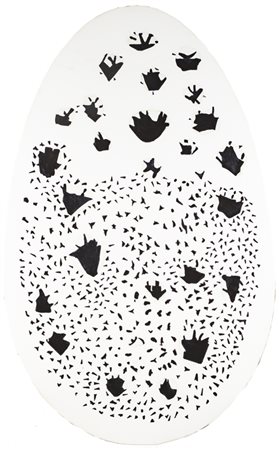 DALILA CROTTI (1983) Not is Lucio 1617, 2006 Tecnica mista su pelle...