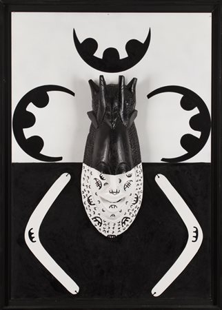 DALILA CROTTI (1983) Boomerang II, 2008 Tecnica mista e applicazioni su...