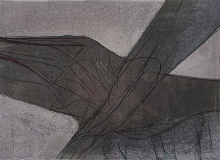 RENATO VOLPINI (1934-2017)Senza Titolo, 1961Tecnica mista su cartacm...