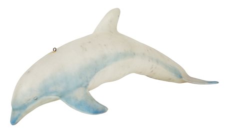 OMAR RONDA (1947-2017)Delfino, 1996Scultura in plasticacm 45x115x28Timbro...