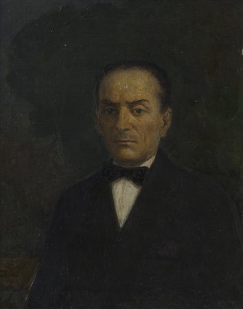 VANNI ROSSI (1894-1973)Senza Titolo, 1963Olio su tavolacm 73x57Firma e...