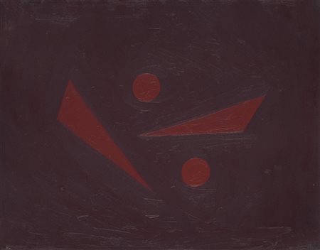 LUCIO GALLIDinamismo convergente, 1989Olio su telacm 40x50Firma, titolo,...