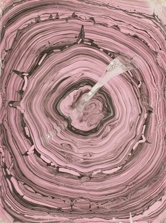 ANTONIO MASSARI (1932)Onde cosmiche, 1976Tecnica mista su carta intelatacm...