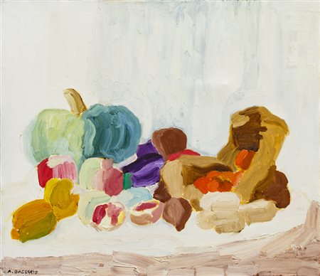 ANTONIO BASEGGIOSenza TitoloOlio su telacm 60x80Firma al fronteTimbro...