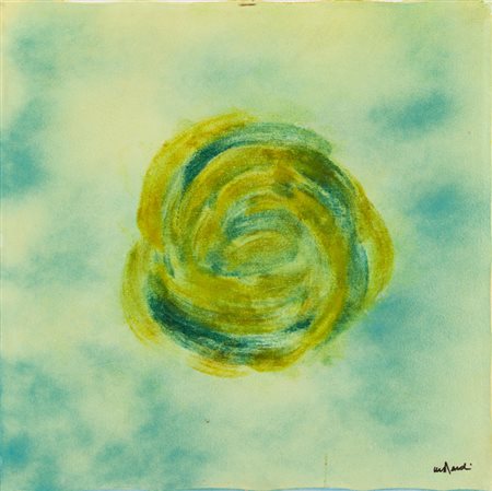 ANONIMOOcchio cosmico 11, 1992Olio su telacm 60x60Firma indecifrata al...