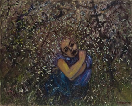 FINAZZISenza Titolo, 1966Olio su telacm 80x99Firma e datazione al fronteOpera...