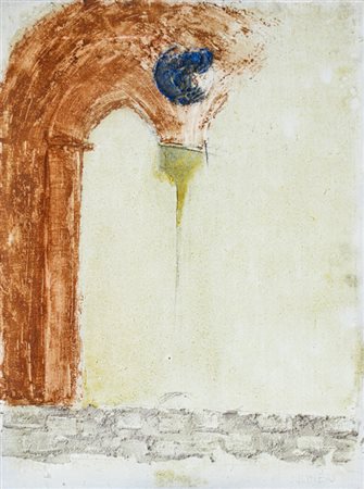 FABIO MASSIMO ULIVIERI (1956)Senza Titolo (Ca' Granda - Milano)Tecnica mista...