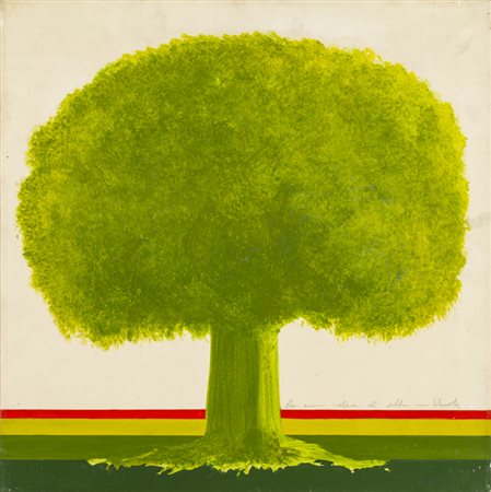 ODO TINTERI (1939)Albero biblico, 1981Olio su telacm 60x60Firma al...