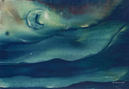 ANONIMOSenza TitoloOlio su telacm 100x70Firma indecifrata al fronte