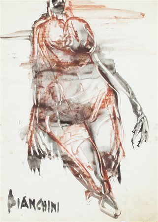 BIANCHINISenza TitoloLotto unico composto da 4 tecniche miste su carta, 2...